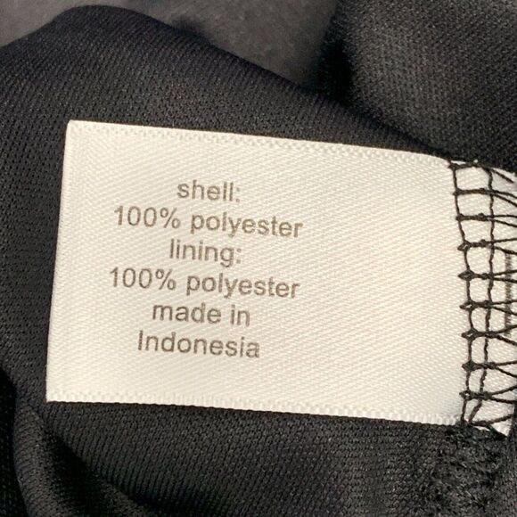 Lane Bryant Blouse 26 3X Plus Black Floral Print Flowy Lined Semi-sheer Ruffle - Picture 7 of 9